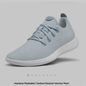 Allbirds Wool Runners in Baby Blue